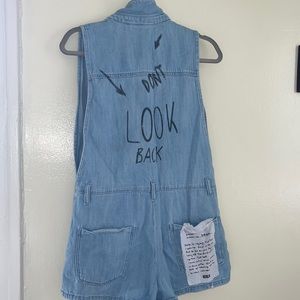 LIMITED EDITION ZARA. Jean romper set